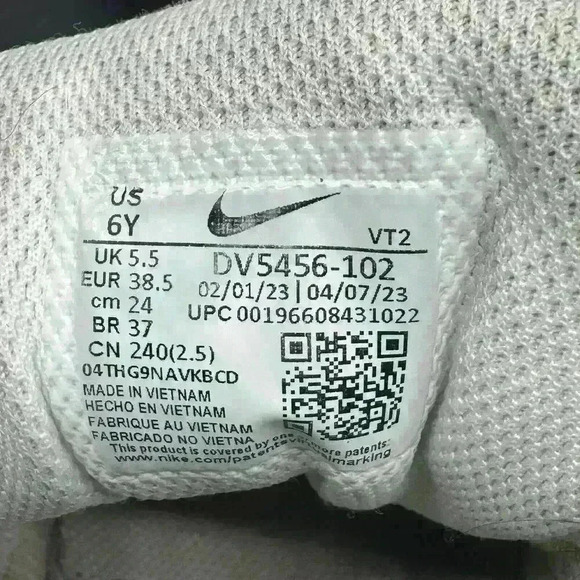 NIKE COURT BOROUGH LOW 'ICE TEAL' BIG KIDS SIZE 6Y WOMENS SIZE 7.5 - Picture 7 of 7